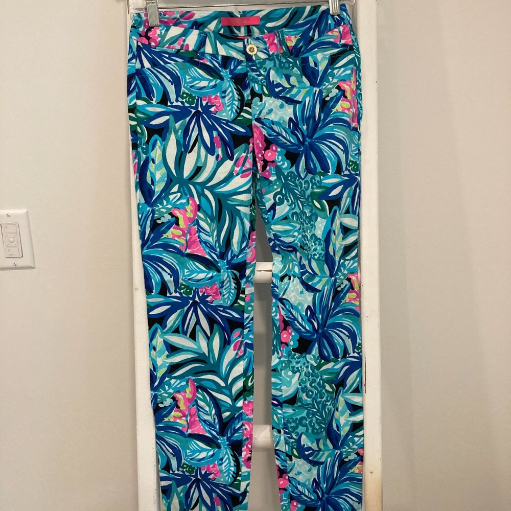 Lilly Pulitzer Kelly Skinny Ankle Pant - Maldives Green (NWT)